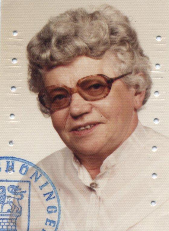 Rosa Klara Schreiber geb. Stenzel 1975